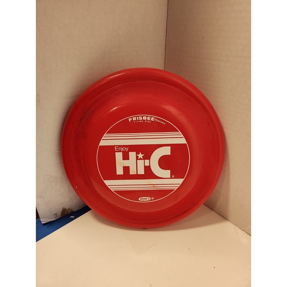 Vintage Wham-O  Hi-C World‎ Frisbee Championships 9 Inch 111grams 40 Mold Red